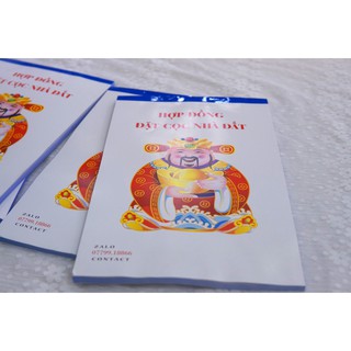 Hợp đồng đặt cọc mua bán nhà đất Việt Nam (Mẫu mới nhất 3 liên)