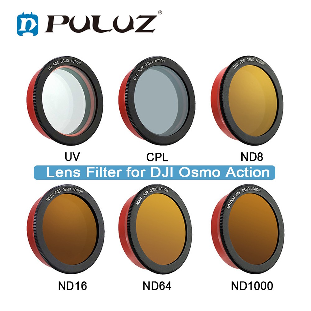 PULUZ CPL / UV /  ND8 / ND16 / ND64 / ND1000  Lens Filter for DJI Osmo Action