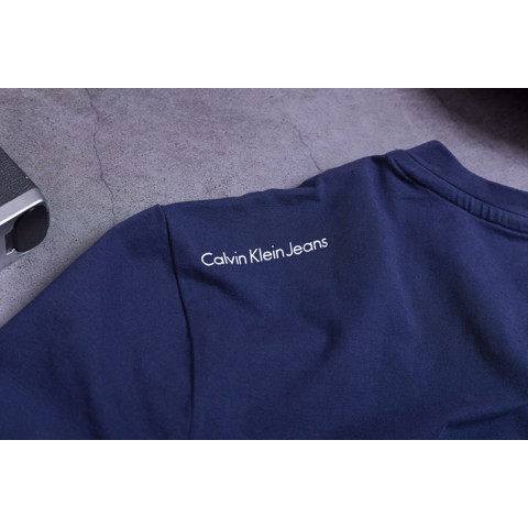 Áo thun nam Calvin Klein - Xanh cổ tròn