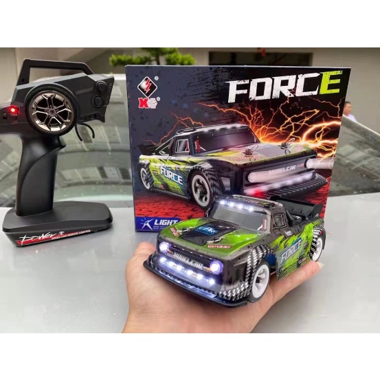 Mô hình ô tô điều khiển từ xa Wltoys 284131 drift 1/28 model car RC tốc độ 30km/h có khung bánh răng kim loại có đèn nền