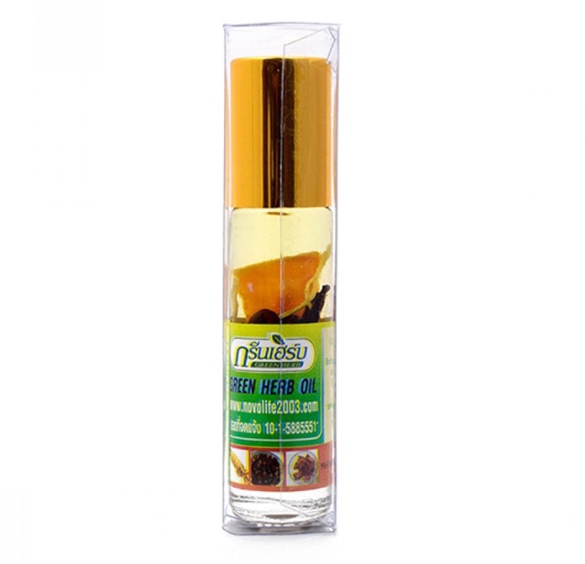 Dầu Lăn Thảo Dược Nhân Sâm Green Hẻb Oil Thái Lan 7ML