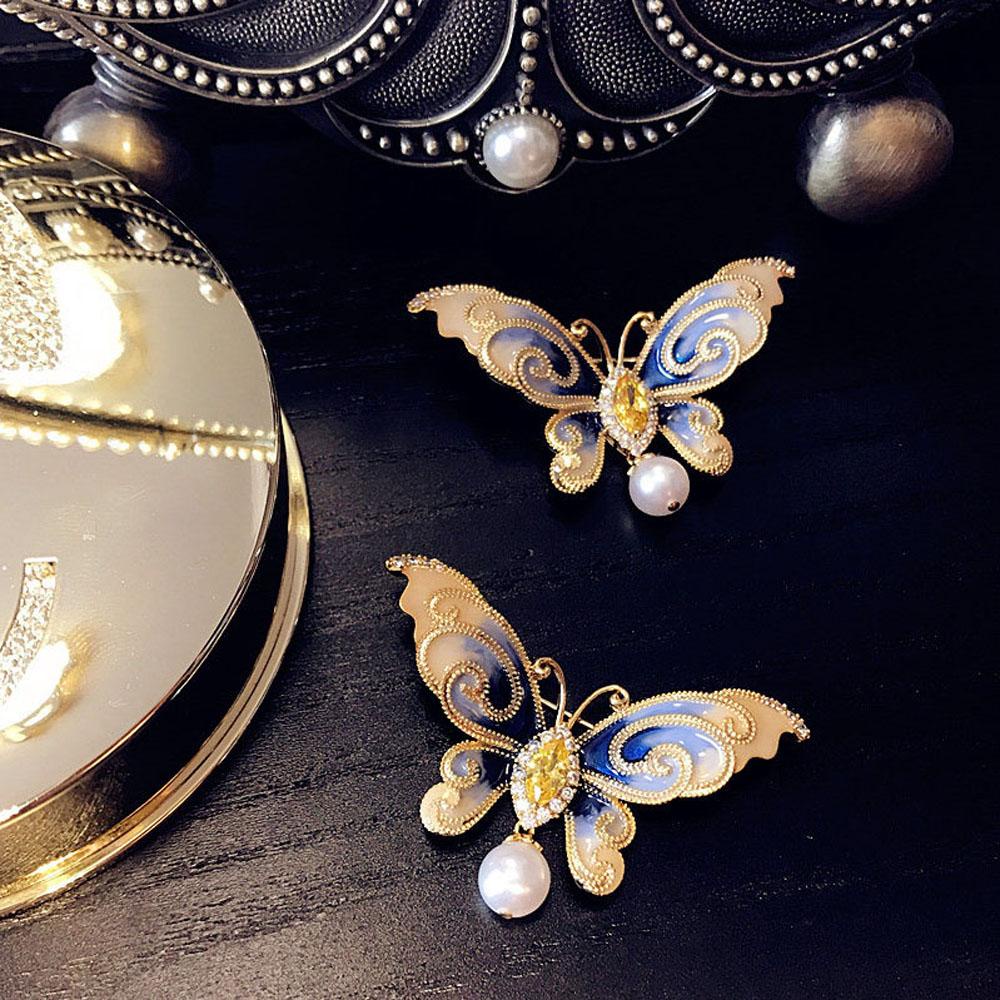 Ghim Cài Áo Hình Bướm Thanh Lịch Cho Nữ