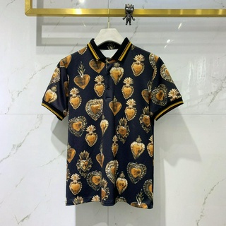 Áo thun cổ polo D0lce & gabba ngắn tay thời trang mùa hè 2021 dành cho nam