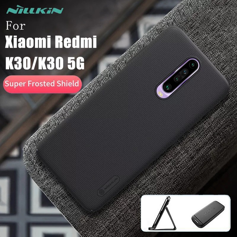 Xiaomi Redmi K30 K30 5G K30i K30 RC Poco X2-Ốp lưng Nillkin nhựa cứng lưng sần chống bám mồ hôi, bụi bẩn, bảo vệ Camera