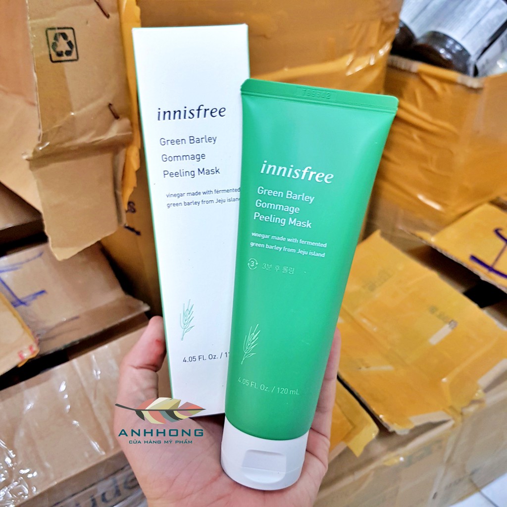 Mặt Nạ Tẩy Tế Bào Chết Innisfree Green Barley Gommage Peeling Mask 120ml