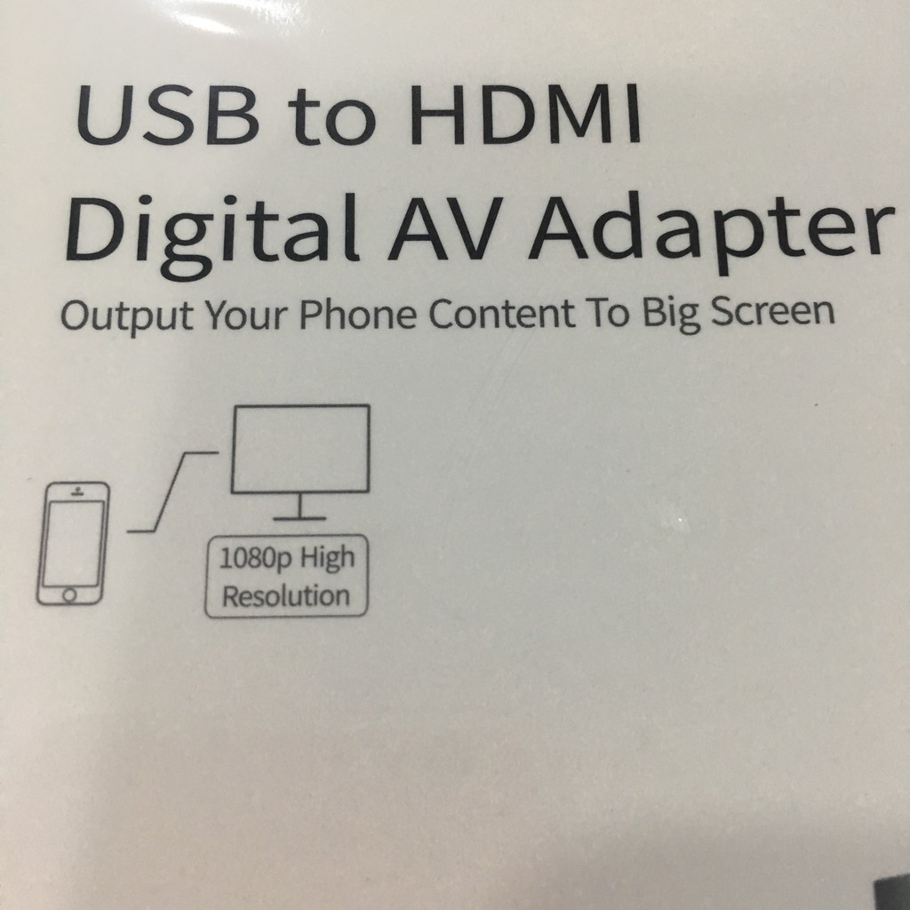 Bộ chuyển đổi đa năng USB to HDMI Ugreen, Kết nối điện thoại ra màn hình TV, máy chiếu