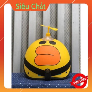 Mũ bảo hiểm phượt chong chóng gắn mũ bảo hiểm siêu cute - nhiều màu