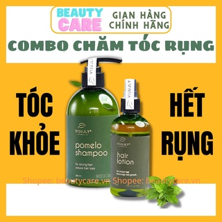 Bộ đôi dưỡng tóc Vijully, kích mọc tóc, chăm sóc tóc, phục hồi hư tổn BEAUTY CARE