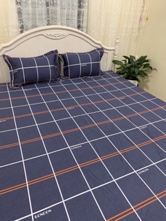 Bộ ga gối cotton Hàn Quốc