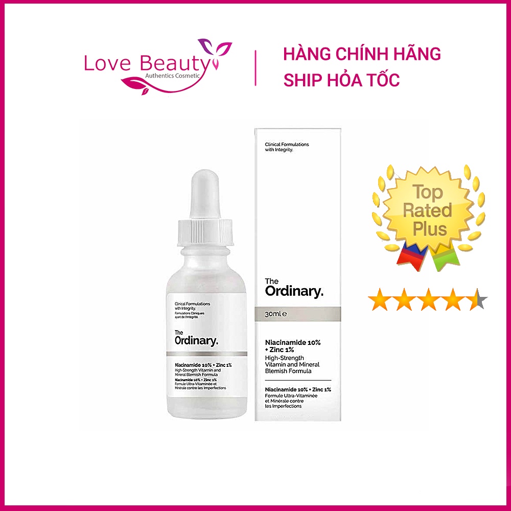 Serum The Ordinary Niacinamide 10% + Zinc 1%