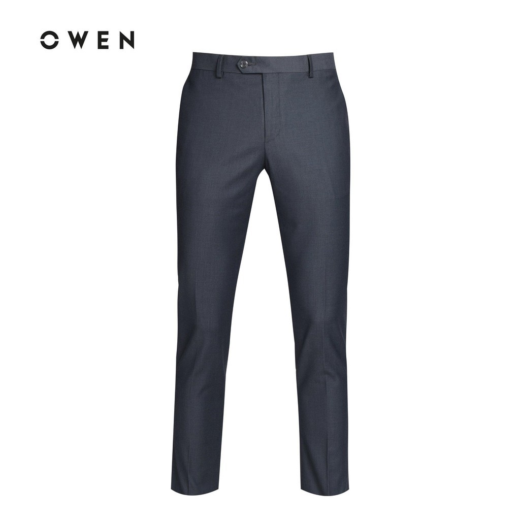 Sale Chính Hãng OWEN - Quần âu nam dáng SLIMFIT màu xám đậm 91373 hot 🌺 neww * ! %
