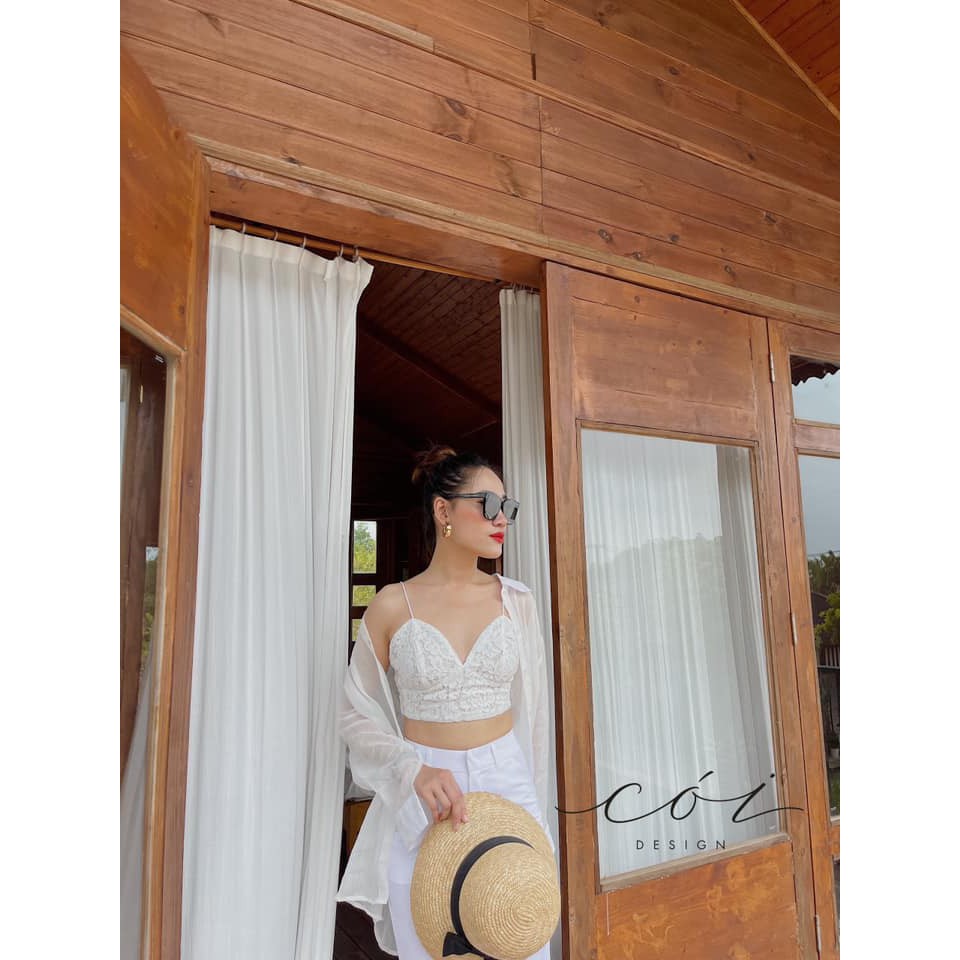 Áo sơ mi linen tơ mỏng Cói Design