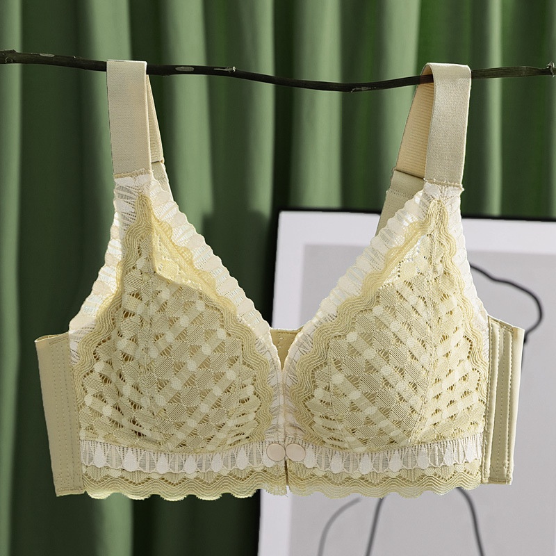Áo ngực có nút phía trước thiết kế không đường may hỗ trợ mẹ chăm sóc bé size 34-42BC