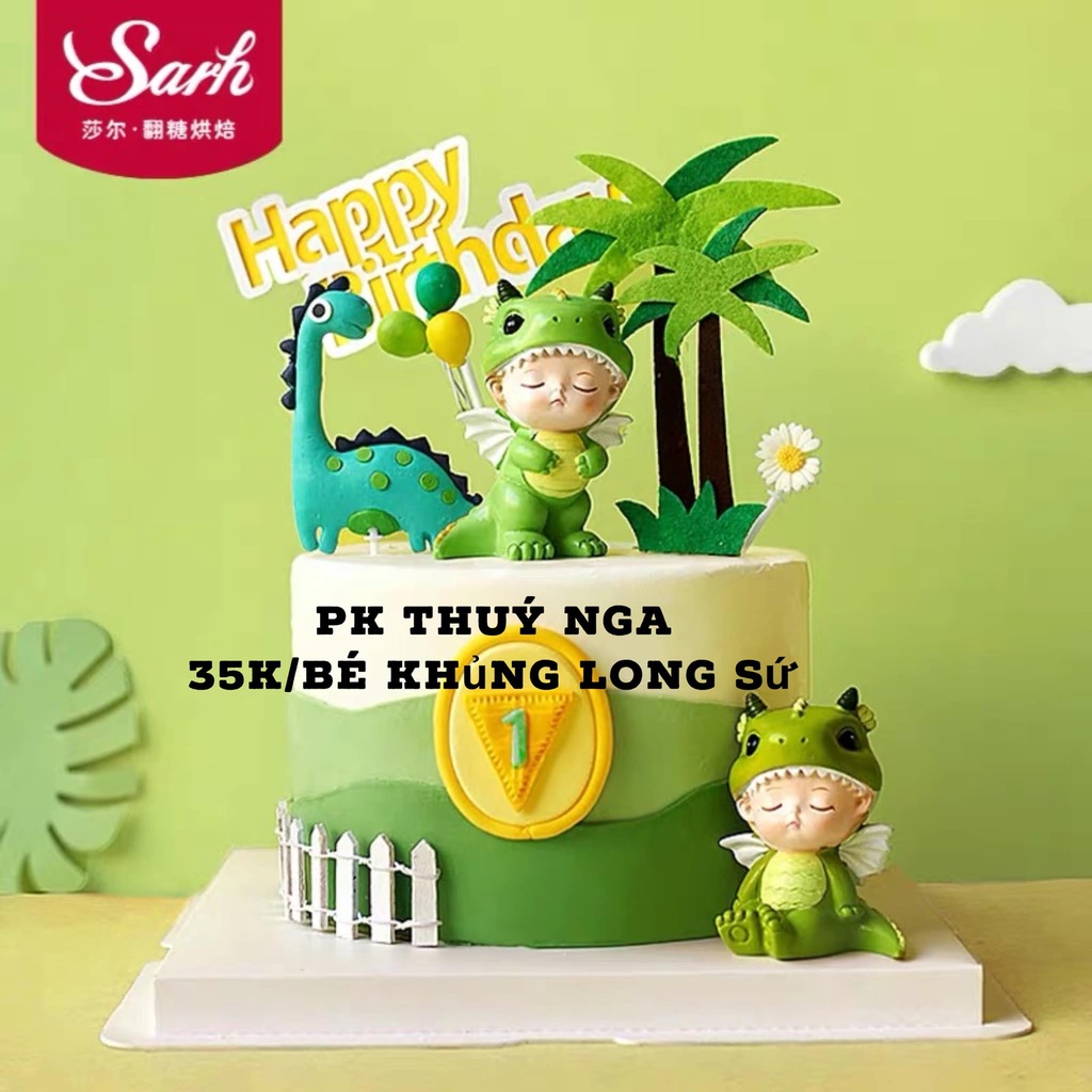 5 Bé khủng long nhựa