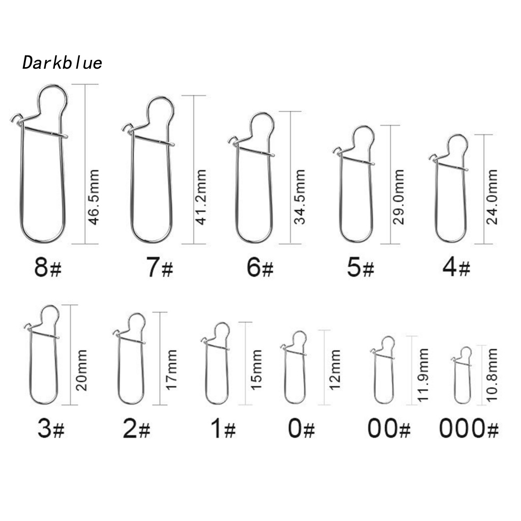 Set 100 Đầu Nối Dây Câu Cá Mạnh Mẽ