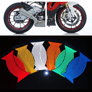 Tem dán vành phản quang xe máy - tem vành chỉ Decal xe máy ( giá 1 bộ )