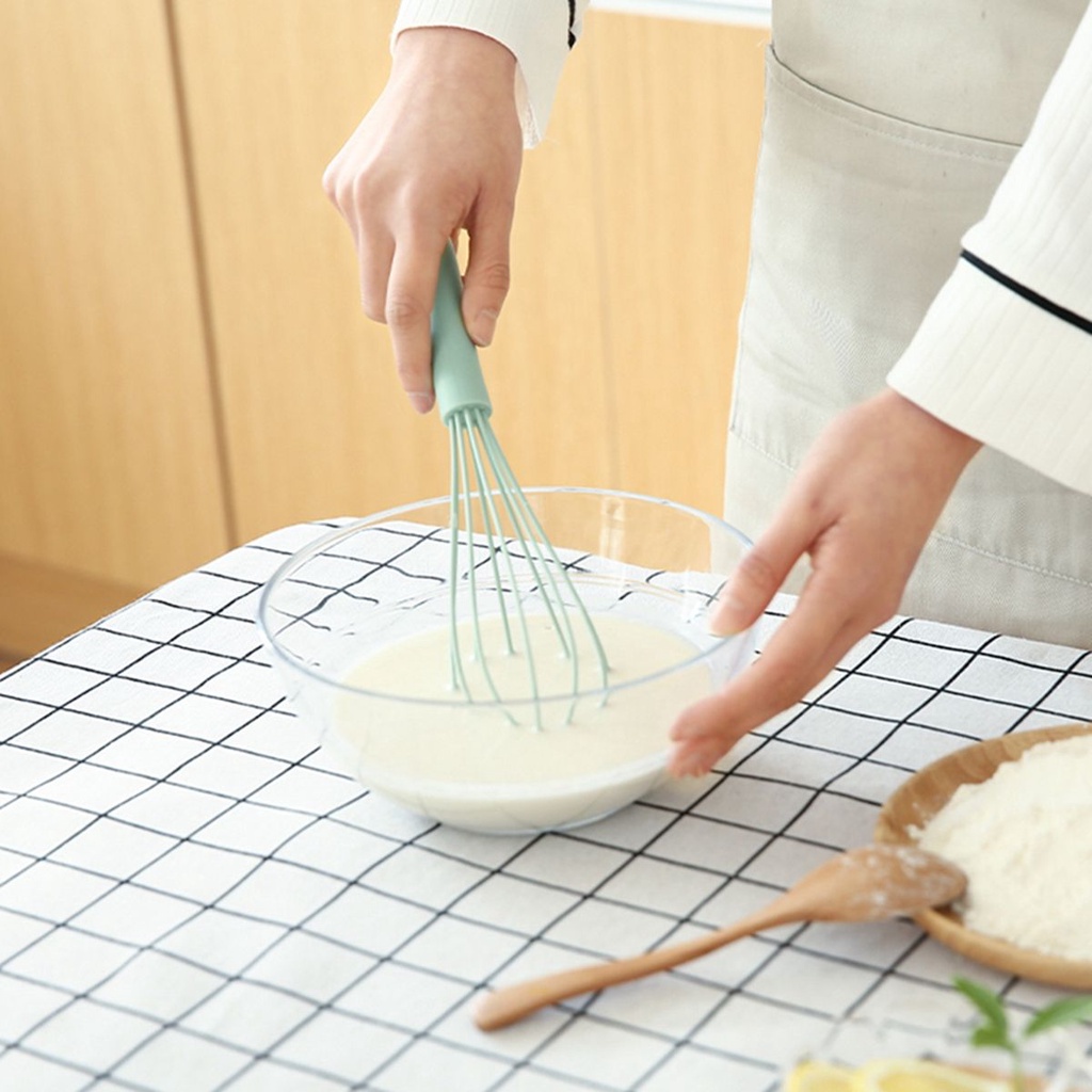 Dụng Cụ Đánh Trứng Bằng Silicone Nhiều Màu Tiện Dụng Cho Nhà Bếp