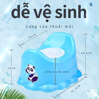 Bô Vệ Sinh, Bô Cho Bé Đi Vệ Sinh, Có Nắp Đậy, Nhựa Cao Cấp Chắc Chắn Dùng Bền, An Toàn Cho Bé