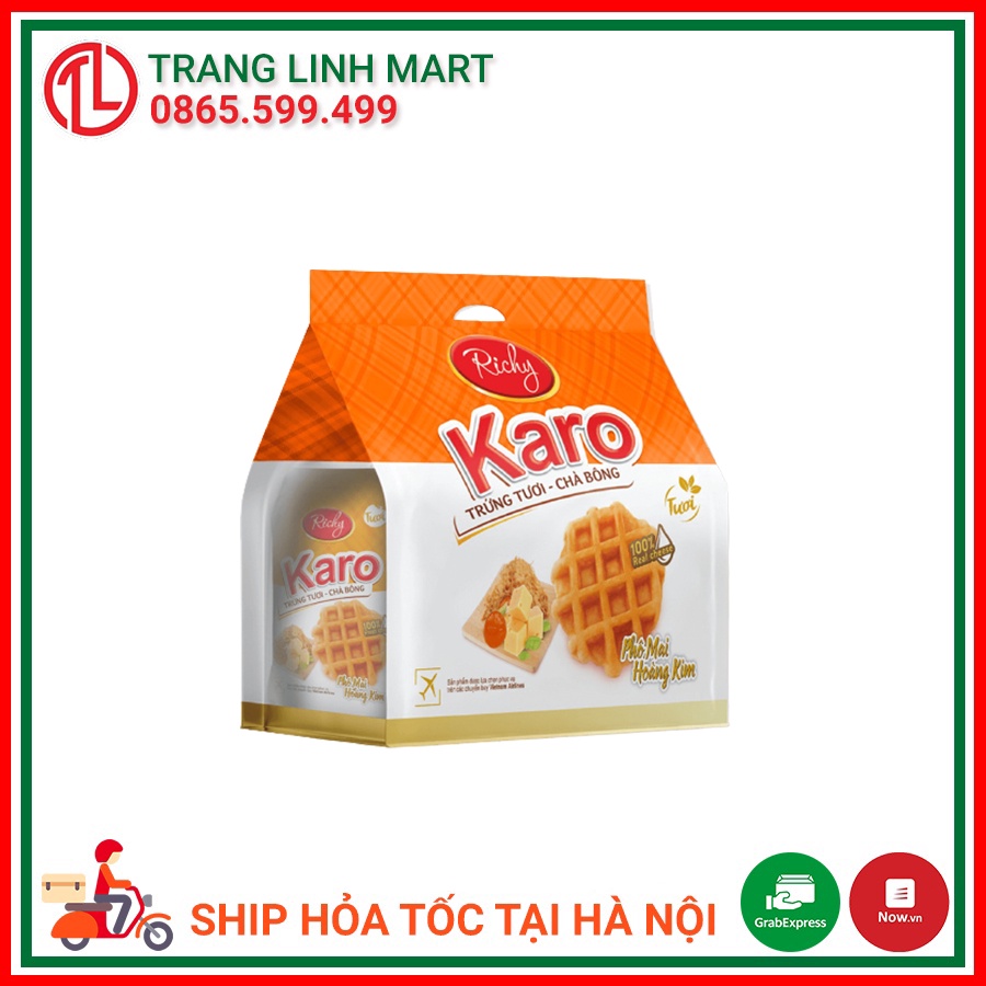 Bánh trứng tươi chà bông Karo gói 156g