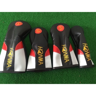 Cover bọc gậy golf HONMA chất liệu da-bao bọc đầu gậy Golf gậy gỗ-cover driver-bọc đầu bảo vệ gậy Golf số 0,1,3,5