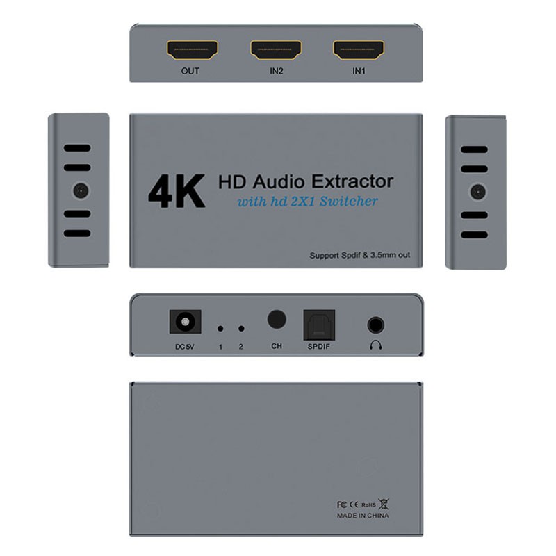 Bộ Chia Cổng Hdmi 2x1 Hỗ Trợ Hdr 4k / 30hz Chất Lượng Cao Cho Laptop | BigBuy360 - bigbuy360.vn
