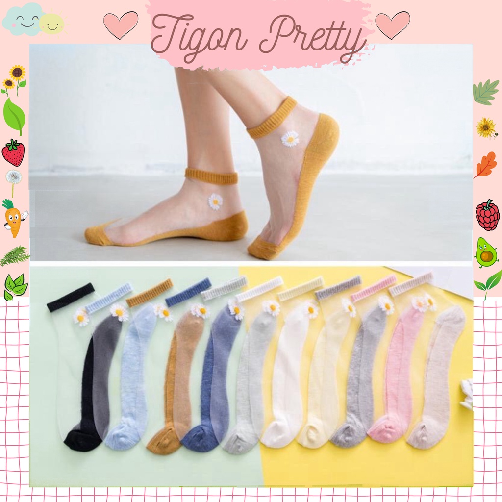 Vớ Lưới Hoa Cúc - Thiết Kế Độc Đáo