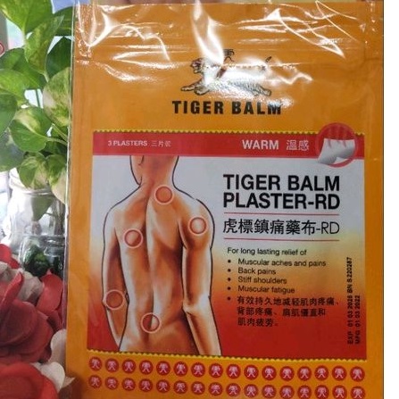 Miếng dán Tiger Balm plater : bịch 3 miếng