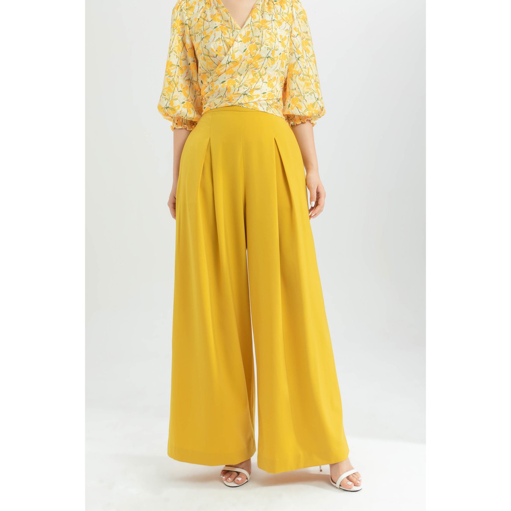 [NHẬP WABRTL5 GIẢM 10% TỐI ĐA 50K ĐH 250K ]Quần dài ống rộng nữ IVY moda MS 22M6343