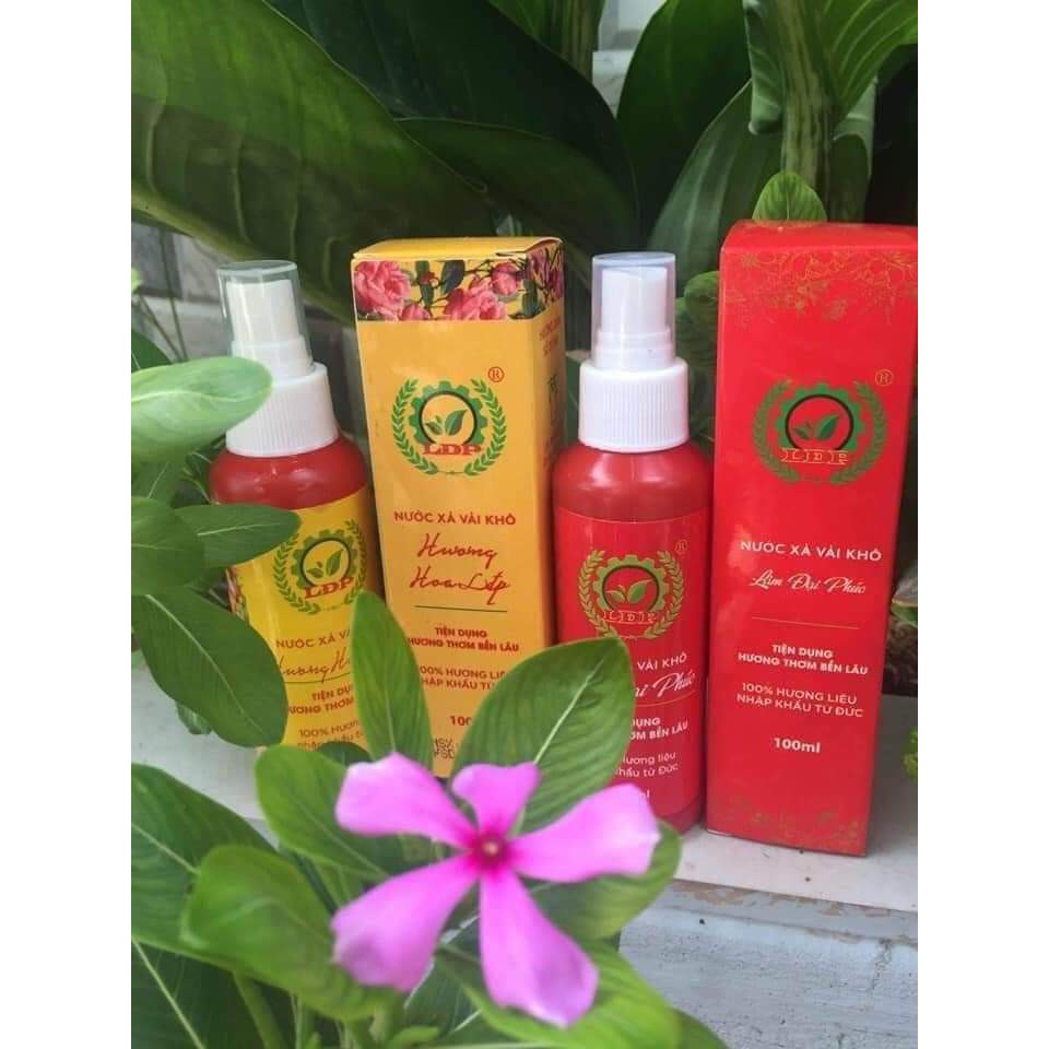 Xả Vải Khô Nước Xả Vải Khô Lâm Đại Phúc - Chai Nước Hoa Xịt Thơm Quần Áo Khử Mùi Mồ Hôi, Lưu Hương Bền Lâu