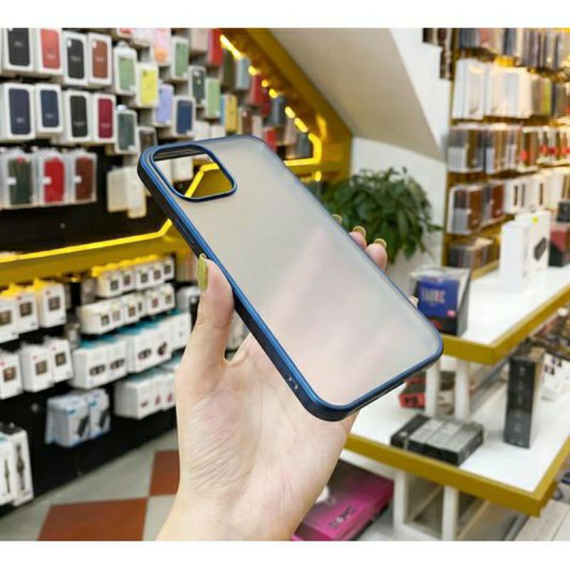 Ốp KST lưng nhám mạ viền dành cho dành cho iphone 12 Mini/ 12 Max/ 12 Pro / 12 Promax
