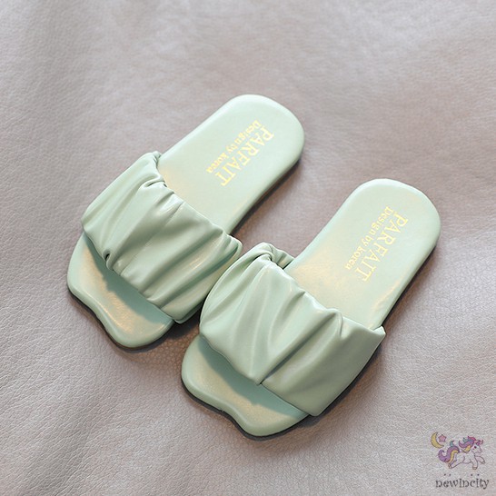 Xăng đan Da Pu Phong Cách Hàn Quốc Cho Bé Gái