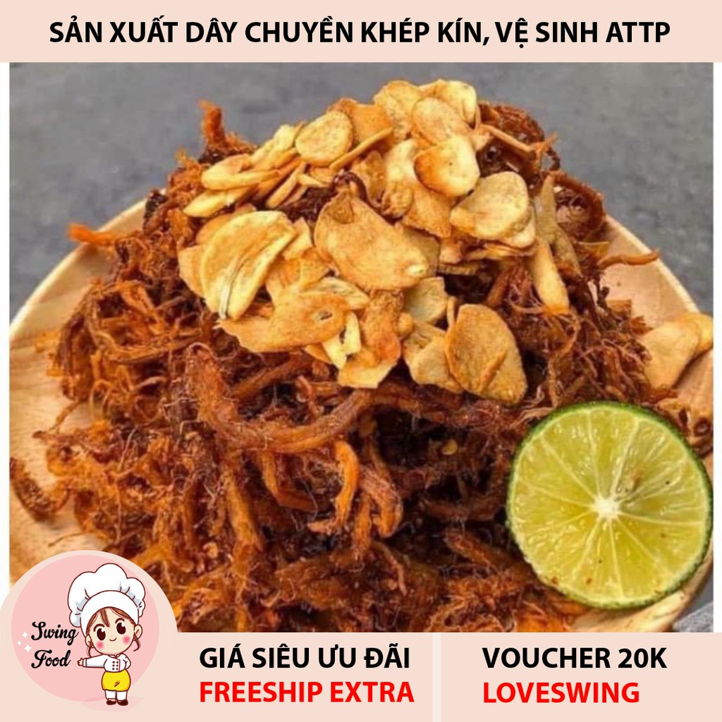 Hũ Khô Heo Cháy Tỏi 300g 💖 FREESHIP 💖 Heo cháy tỏi loại 1, thịt heo thật tươi ngon chất lượng thượng hạng