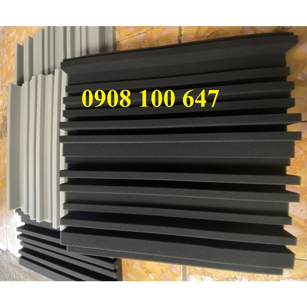 Mút Cách Âm chống cháy mẫu sóng thấp cao mới nhất #cách_âm_đông_á