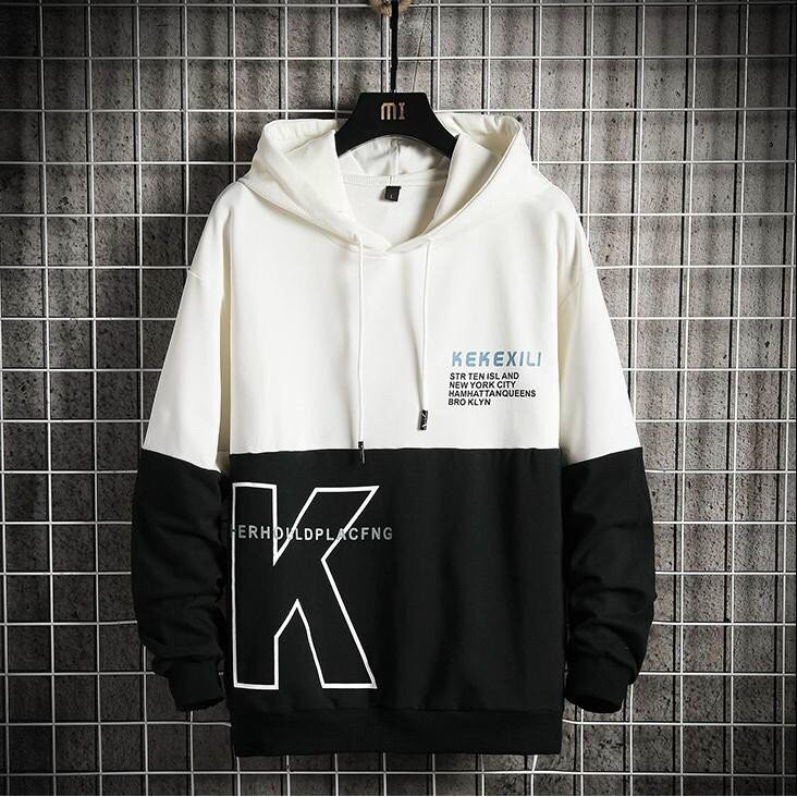 Nikafashion Áo Hoodie Nón Unisex Nam Nữ Chất Vải Nỉ Freesize 1 kích cỡ Form Dáng Rộng Dưới 65kg Mặc Đẹp HÌNH CHỮ.K | BigBuy360 - bigbuy360.vn