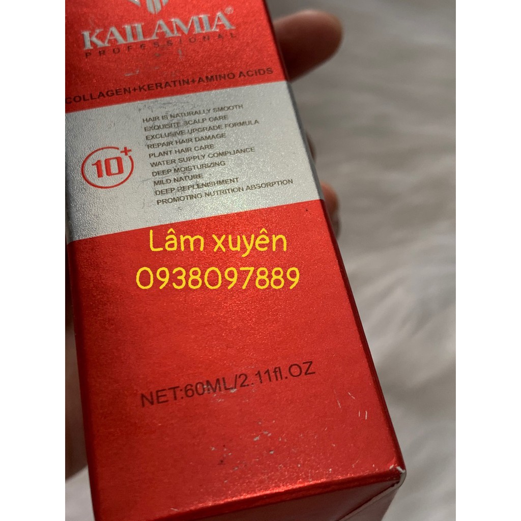 Dầu bóng dưỡng tócGIÁ RẺKAILAMIA 60ml làm mềm tóc, bóng tóc, giẩm khô xơ chẻ ngọn, mang lại vẻ đẹp hoàn hảo cho tóc