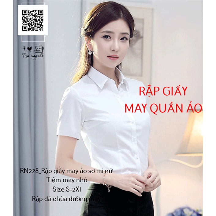 RN53_Rập giấy may áo sơ mi nữ