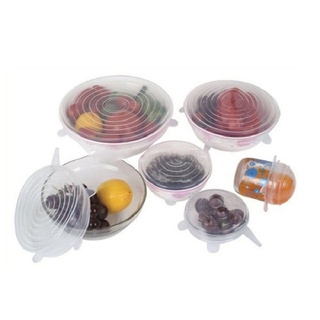 Bộ 6 Nắp Silicone Đậy Thực Phẩm