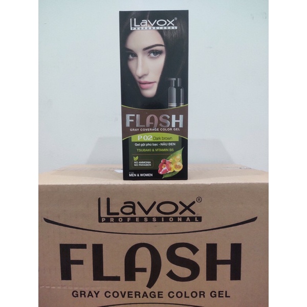 Dầu Gội phủ Bạc Lavox Flash- Dung tích lớn 200ml