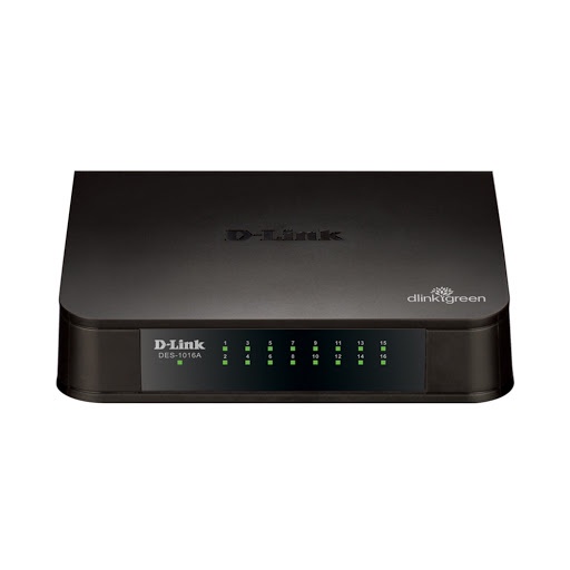 Bộ Chia Mạng 16 Cổng D-Link DES-1016A 10/100 Mbps - Switch 16 Port Hàng Chính Hãng