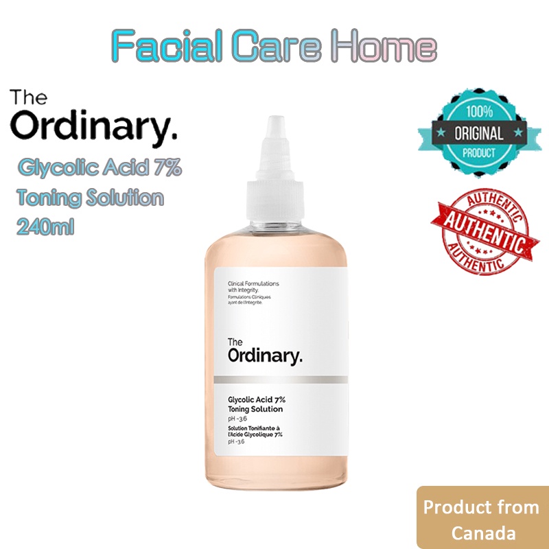 Toner tẩy da chết - Glycolic Acid 7% Toning Solution The Ordinary 240ml