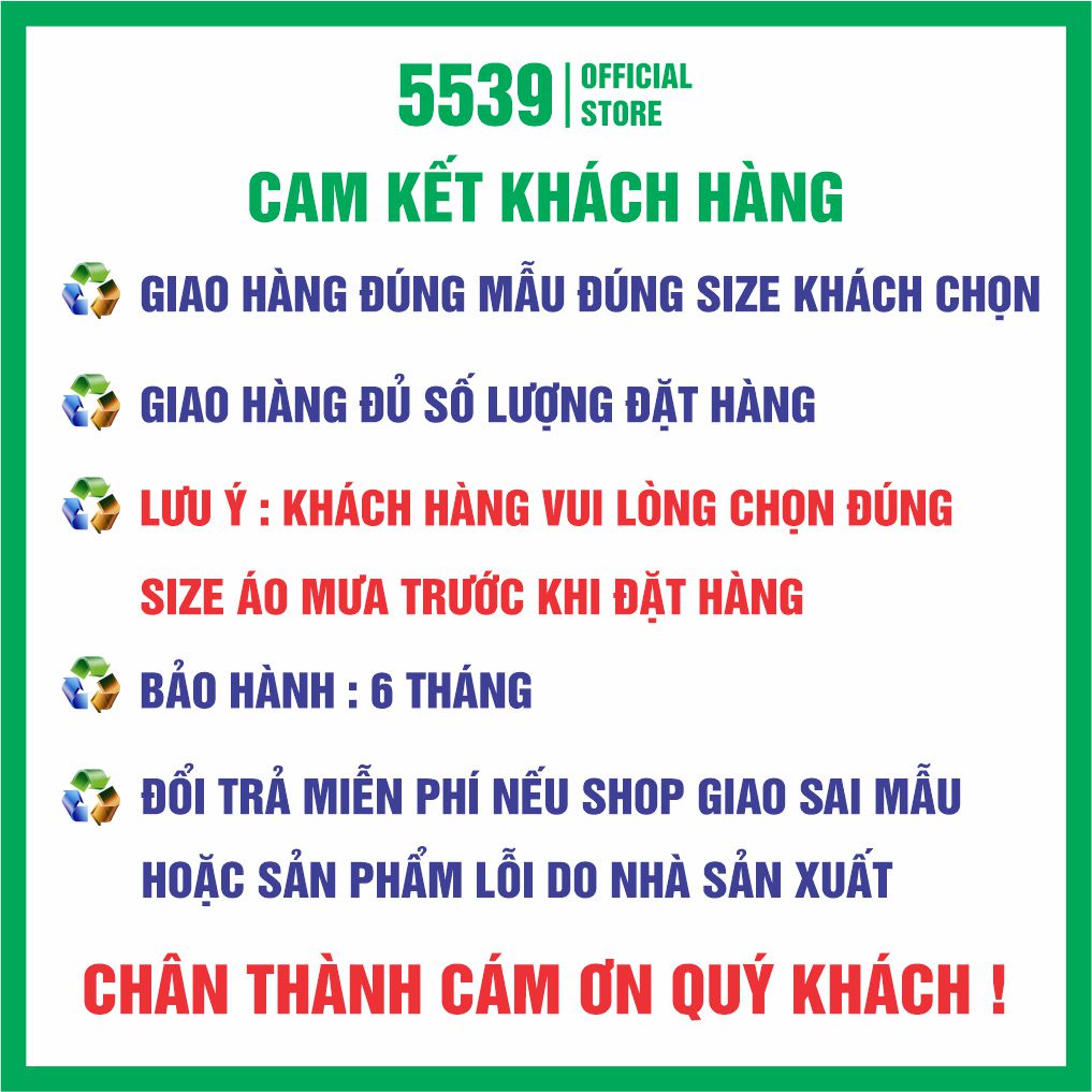 Áo mưa bộ người lớn cao cấp chất liệu nylon PVC có phản quang chống thấm nước tốt thích hợp mọi lứa tuổi - Shop 5539