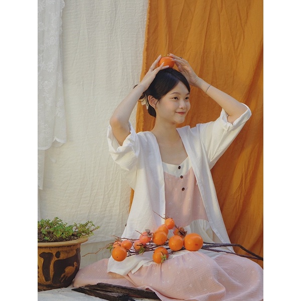 Váy Mơ - Lengdeng.Collect | Váy Babydoll hai dây xô muslin