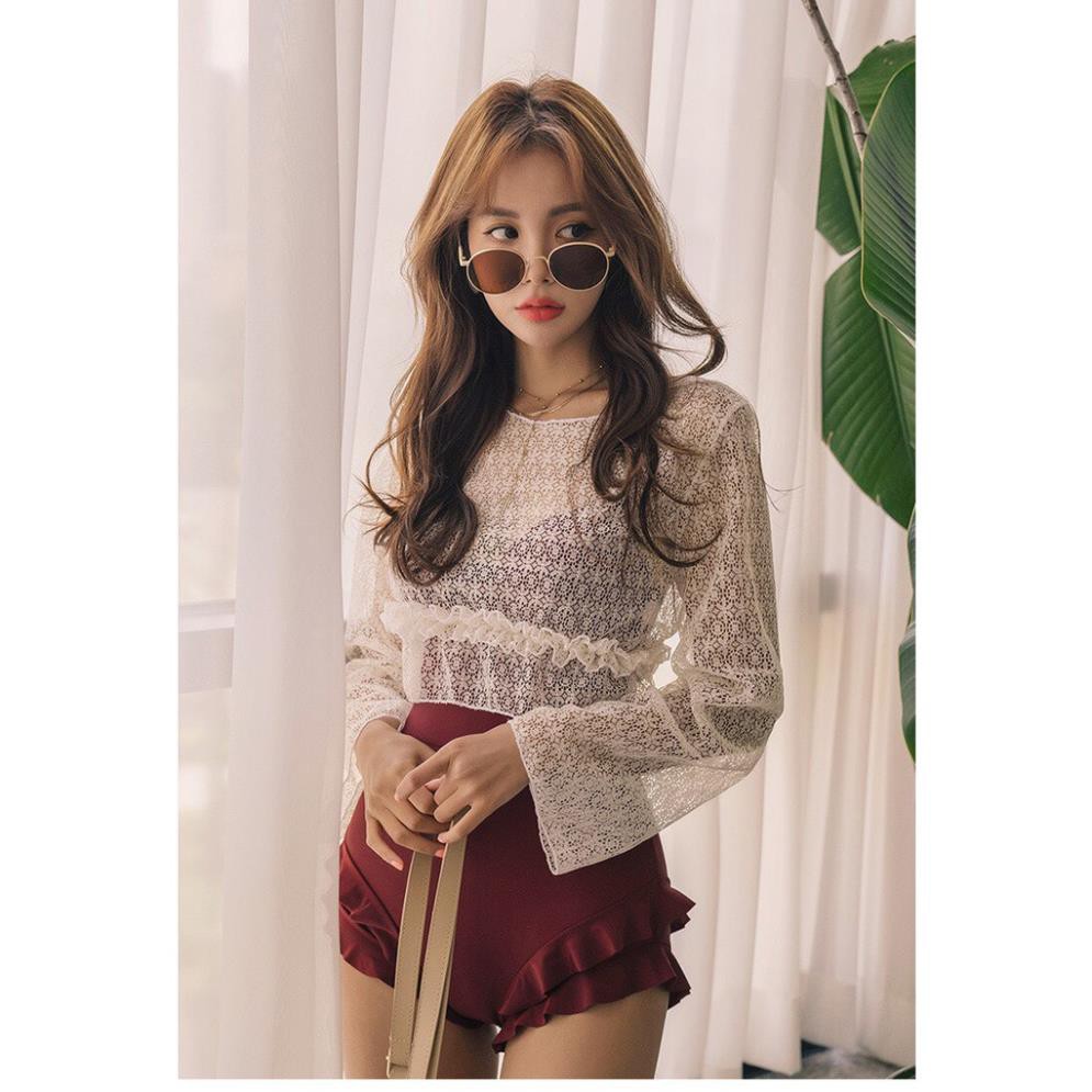 Bikini liền mảnh kèm áo choàng ren thời trang, giá rẻ | BigBuy360 - bigbuy360.vn