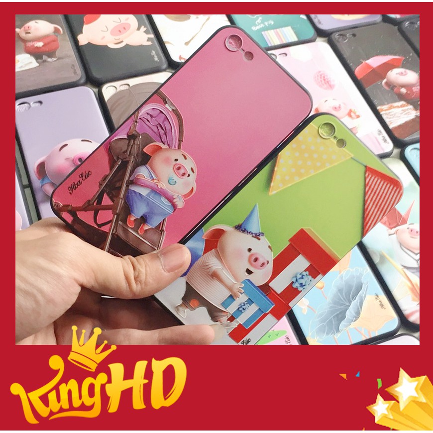 Freeship 99K_ỐP IPHONE 6/6s DẺO VIỀN ĐEN IN NỔI 3D