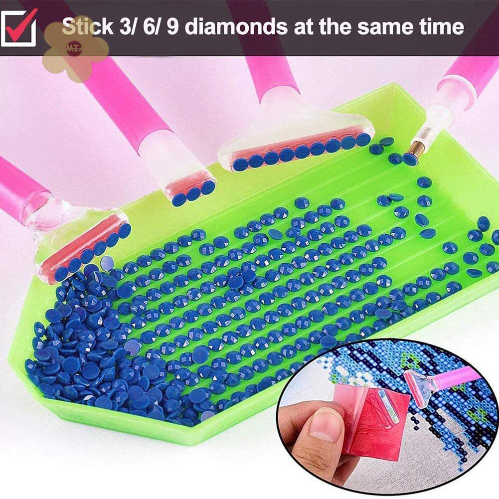 Bộ dụng cụ hỗ trợ làm tranh đính đá thủ công tiện dụng DIY