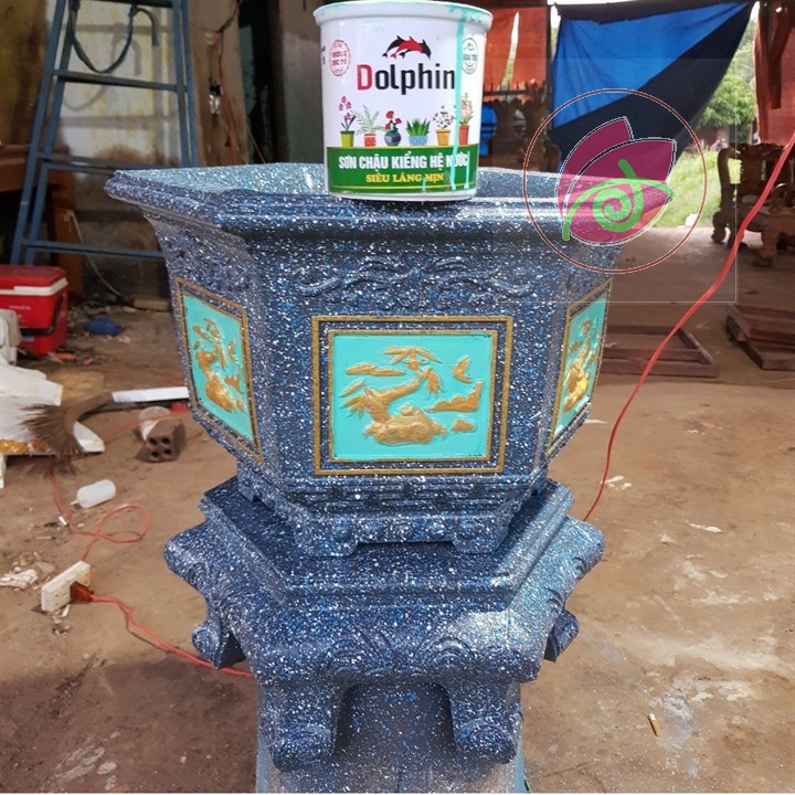 Sơn chậu hệ nước Dolphin 1 ký (đủ màu)