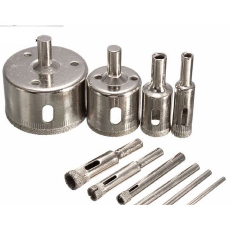 Mũi Khoan Kiếng, Mũi Khoét Kính, Mũi Khoan Đá, Mũi Khoan Gạch đủ loại