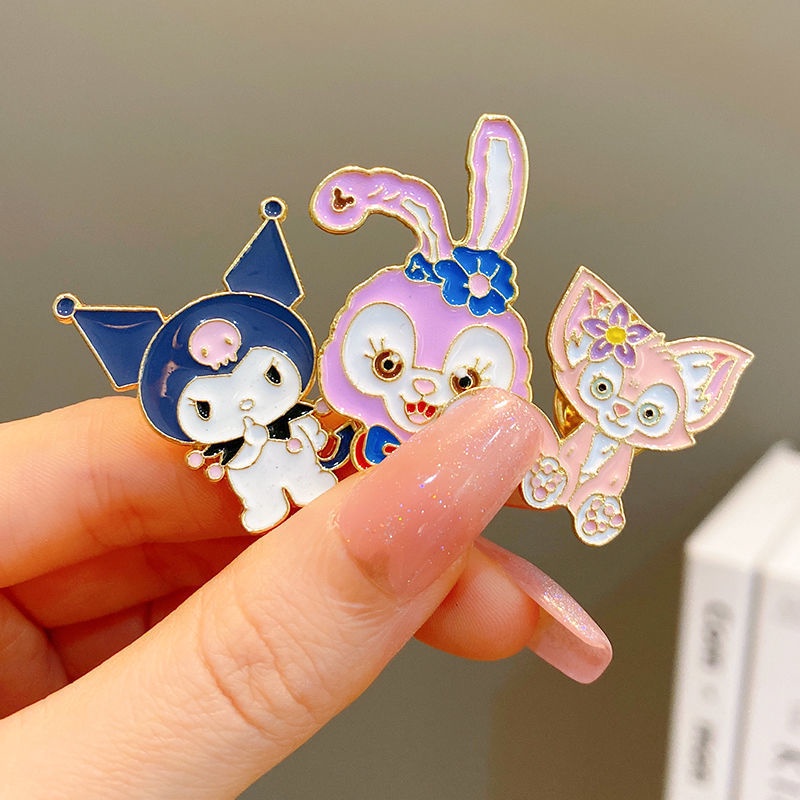 ENVIROSAX Mặt dây chuyền trang trí túi trâm hoạt hình dễ thương