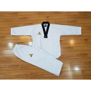 Võ Phục Kwon Taekwondo vải sọc xương cá dày