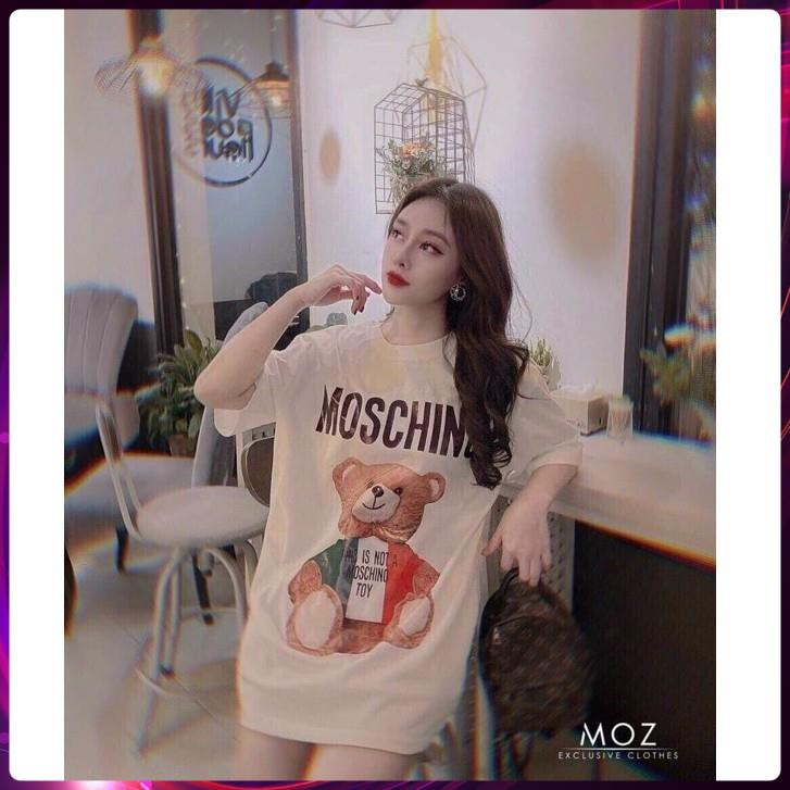 áo phông nữ, áo phông rộng moschino - Hàng cao cấp, chất đẹp, ảnh thật